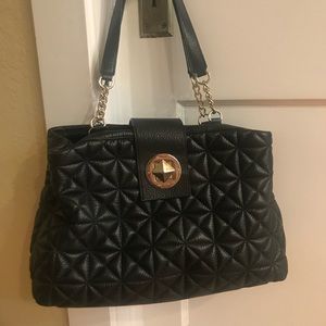 Kate Spade Quilted Black Leather Bag